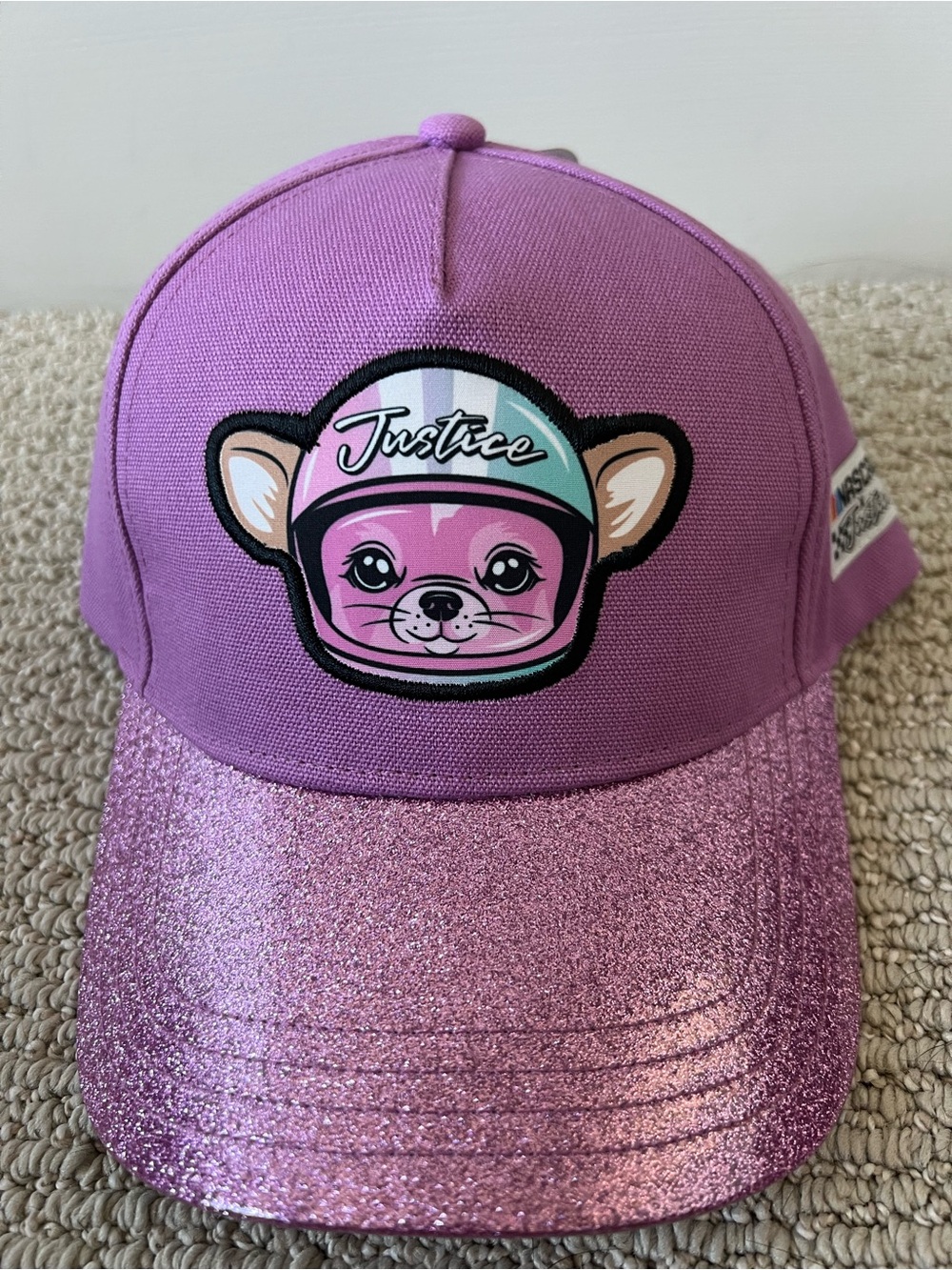 NASCAR x Justice girls' baseball hat $10 NWT